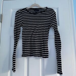 Striped American Eagle long sleeve shirt. Size S.